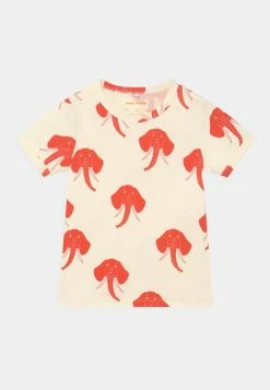 Mini Rodini ELEPHANTS TEE UNISEX - Print T-shirt - Offwhite