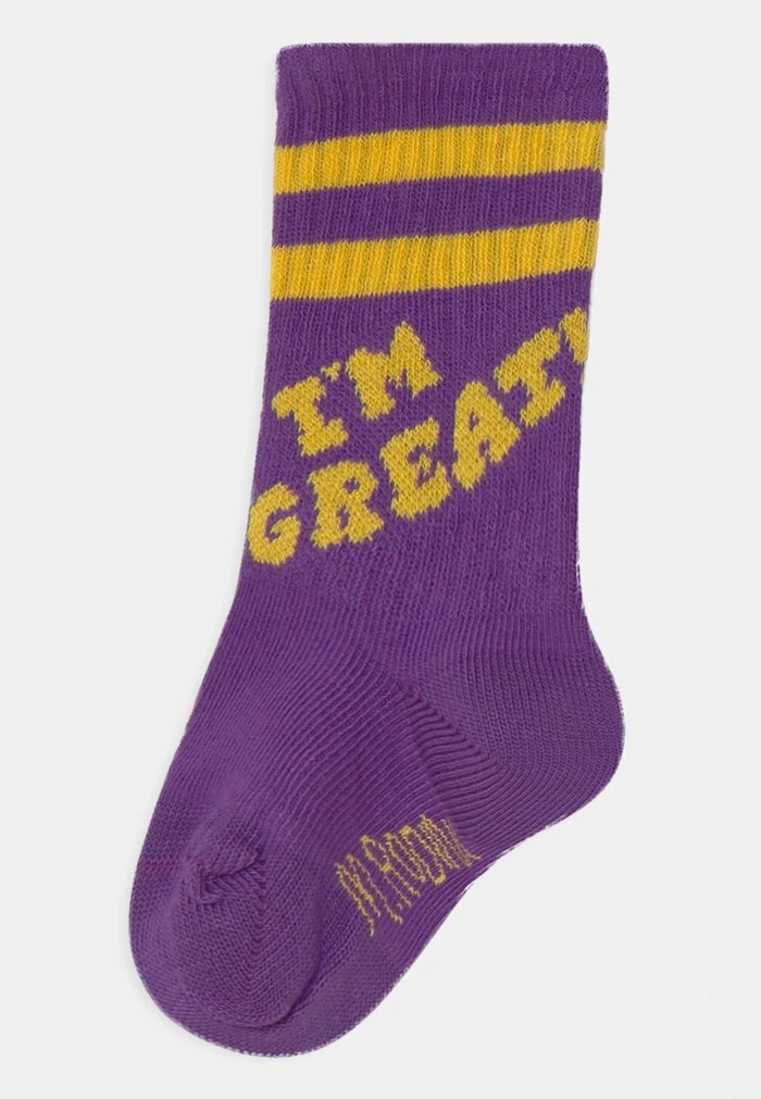 I AM GREAT UNISEX 2 PACK - Socks - purple pink Mini Rodini I AM GREAT UNISEX 2 PACK - Socks - Purple Pink -Mini Rodini shop 834d6a4916ce41ce8c852501475d897a