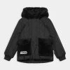 Mini Rodini FAUX FUR PUFFER UNISEX - Winter Jacket - Black -Mini Rodini shop 84234a5ecb314b82b50065074669f052