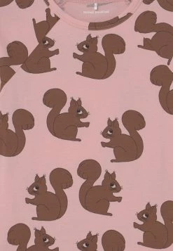 Mini Rodini SQUIRREL RAGLAN TEE - Long Sleeved Top - Pink -Mini Rodini shop 8719d8c48a714f7396d963a5e058b607