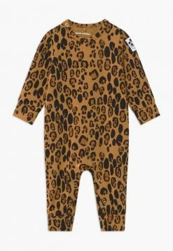 Mini Rodini BABY BASIC LEOPARD - Jumpsuit - Beige