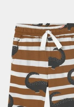 Mini Rodini CROCODILES TROUSERS UNISEX - Trousers - Brown -Mini Rodini shop 88cdde805ed74276a222ac02f9c50bfc