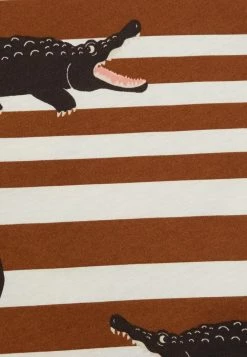 Mini Rodini CROCODILE TANK UNISEX - Top - Brown -Mini Rodini shop 894a6875f2f745749e4fcab432de81f4