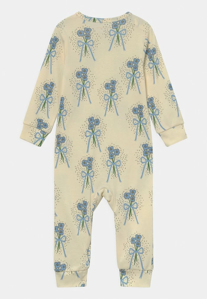 WINTERFLOWERS UNISEX - Jumpsuit - blue Mini Rodini WINTERFLOWERS UNISEX - Jumpsuit - Blue -Mini Rodini shop 895454ac25e042278859947a19dffa79