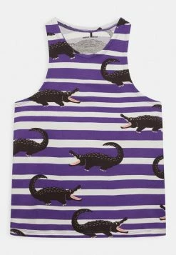 Mini Rodini CROCODILE TANK UNISEX - Top - Purple