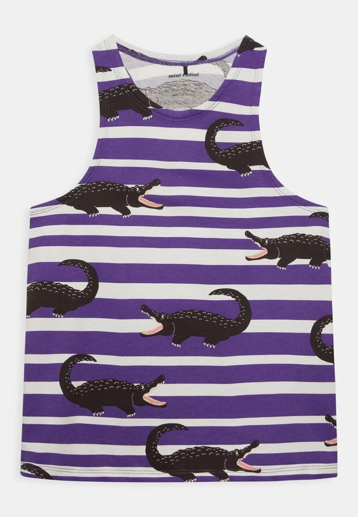 CROCODILE TANK UNISEX - Top - purple Mini Rodini CROCODILE TANK UNISEX - Top - Purple -Mini Rodini shop 8ea13152f9cd4447b10f99094fdff059