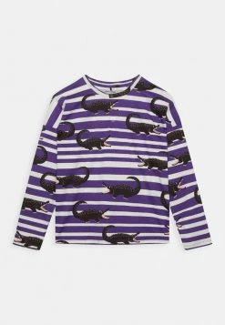 Mini Rodini CROCODILES AOP GRANDPA - Long Sleeved Top - Purple