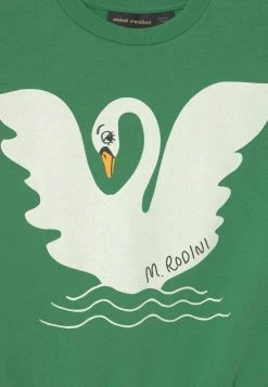 Mini Rodini SWAN - Sweatshirt - Green -Mini Rodini shop 90779e2204ff4c398475d601b896f271