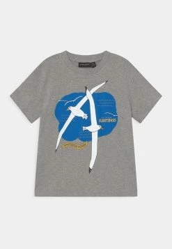Mini Rodini ALBATROSS TEE UNISEX - Print T-shirt - Grey Melange