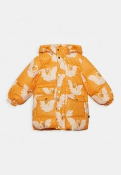 Mini Rodini SWAN HEAVY PUFFER UNISEX - Winter Coat - Yellow