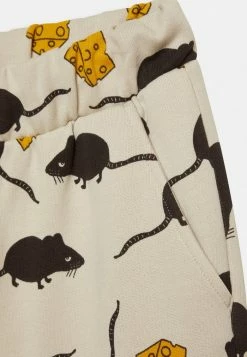 Mini Rodini MOUSE SWEATPANTS UNISEX - Tracksuit Bottoms - Light Grey -Mini Rodini shop 97c1793776664389b56b03d36367eae6