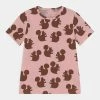 Mini Rodini SQUIRREL TEE - Print T-shirt - Pink