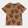 Mini Rodini SQUIRREL TEE - Print T-shirt - Brown -Mini Rodini shop a0257df282994894898453e1ec6f5922