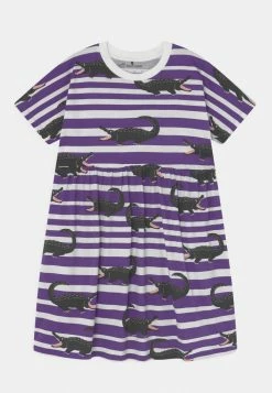 Mini Rodini CROCODILES DRESS - Jersey Dress - Purple