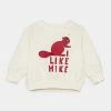 Mini Rodini BEAVER HIKE UNISEX - Sweatshirt - Off White -Mini Rodini shop a10169af2bc8459aa2476f92ce8a92cb