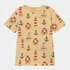Mini Rodini LIGHTHOUSE TEE - Print T-shirt - Yellow -Mini Rodini shop a125dd59dd7344e59ef93bf5d4e5dda0