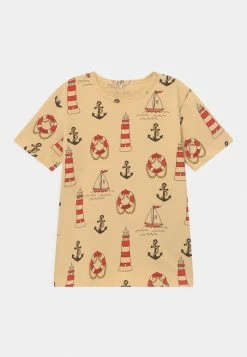 Mini Rodini LIGHTHOUSE TEE - Print T-shirt - Yellow