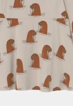 Mini Rodini WALRUS DRESS - Jersey Dress - Grey -Mini Rodini shop a5cb33fdf4a14e27af369ca2461f4b5a