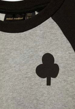 Mini Rodini CLOVER UNISEX - Sweatshirt - Grey Melange -Mini Rodini shop a6e3b070fc094e0e884a701018570bbb