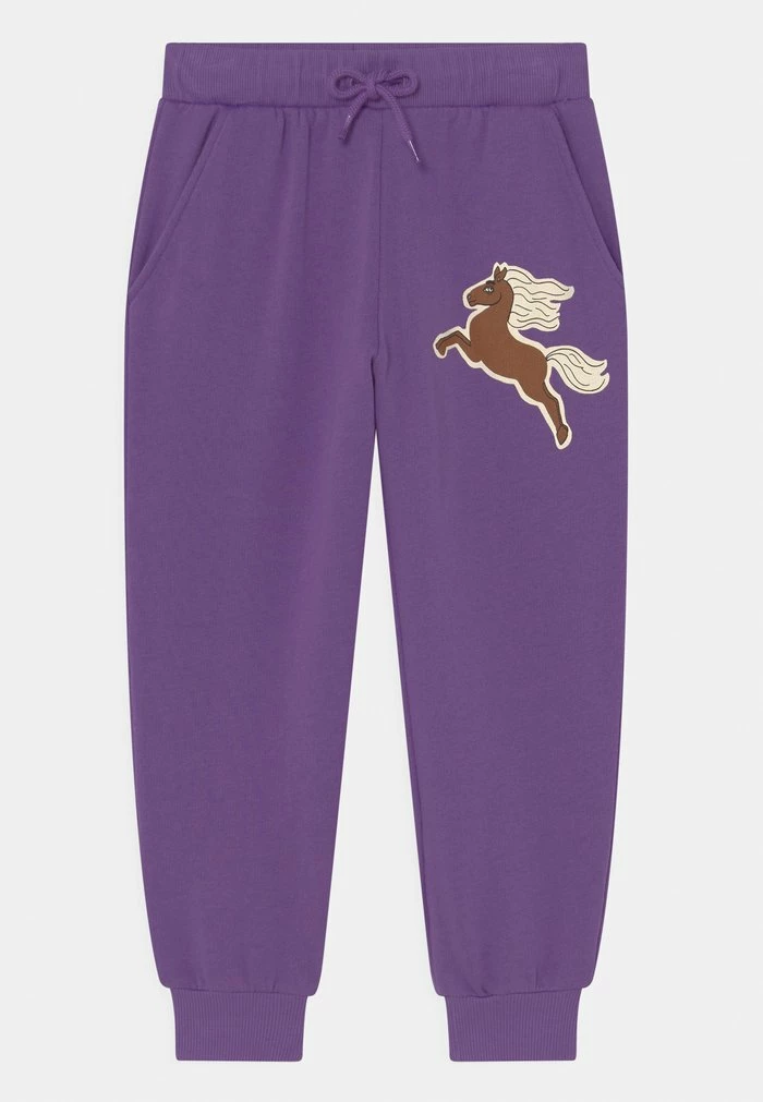 HORSES SWEATPANTS UNISEX - Trousers - purple Mini Rodini HORSES SWEATPANTS UNISEX - Trousers - Purple -Mini Rodini shop a85d82c0ac56498280415dbae5bfc612