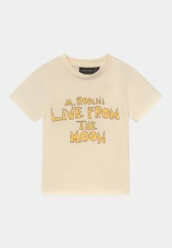 Mini Rodini LIVE FROM THE MOON TEE UNISEX - Print T-shirt - White