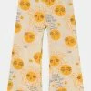Mini Rodini MOON AND SUN FLARED TROUSERS - Trousers - Yellow -Mini Rodini shop add60f9fdbb44f7db6e7c3a6cc05b71a