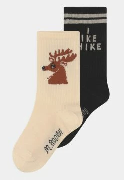 Mini Rodini HIKE DEER 2 PACK UNISEX - Socks - Black