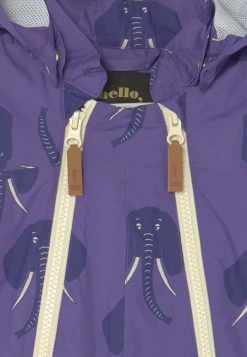 Mini Rodini ELEPHANTS SHELL OVERALL - Rainsuit - Purple -Mini Rodini shop ae273c59794443fa89f9624ca9ef2222