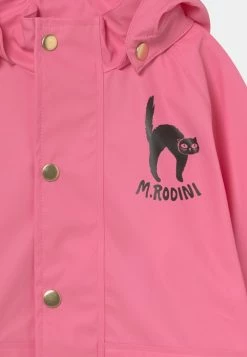 Mini Rodini CAT RAIN - Waterproof Jacket - Pink -Mini Rodini shop b22ad450b1b5469ebd105a8b84e25c63