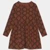 Mini Rodini SNAKESKIN DRESS - Jersey Dress - Brown