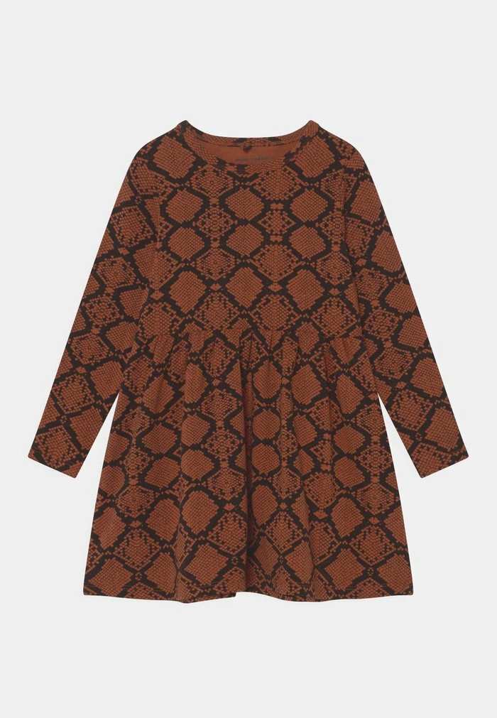 SNAKESKIN DRESS - Jersey dress - brown Mini Rodini SNAKESKIN DRESS - Jersey Dress - Brown -Mini Rodini shop b592fca251a14b88bc142e08a76634e8
