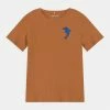 Mini Rodini DOLPHIN TEE UNISEX - Print T-shirt - Brown -Mini Rodini shop b7b67713adef455fb60f3c7f4fb531e7