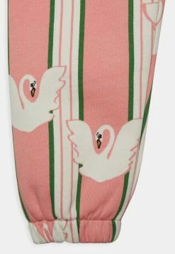 Mini Rodini SWAN - Tracksuit Bottoms - Pink -Mini Rodini shop b963986f50e2434898ea35641742e791