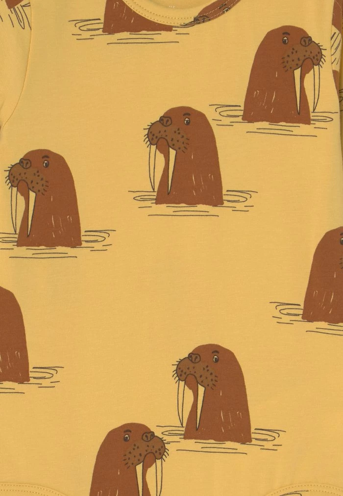 WALRUS UNISEX - Body - yellow Mini Rodini WALRUS UNISEX - Body - Yellow -Mini Rodini shop ba826399a5e44b50bd22e5f1f16a591d