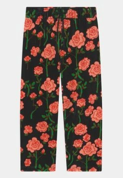 Mini Rodini ROSES TROUSERS - Trousers - Black