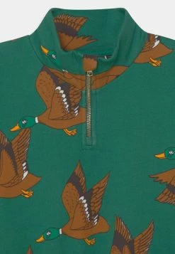 Mini Rodini DUCKS HALFZIP UNISEX - Sweatshirt - Green -Mini Rodini shop c53929cddd15406a94bd1e0ebf054386