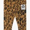 Mini Rodini BABY BASIC LEOPARD - Leggings - Trousers - Beige -Mini Rodini shop c84ae7ffcfac47308baccbc9b3184a54