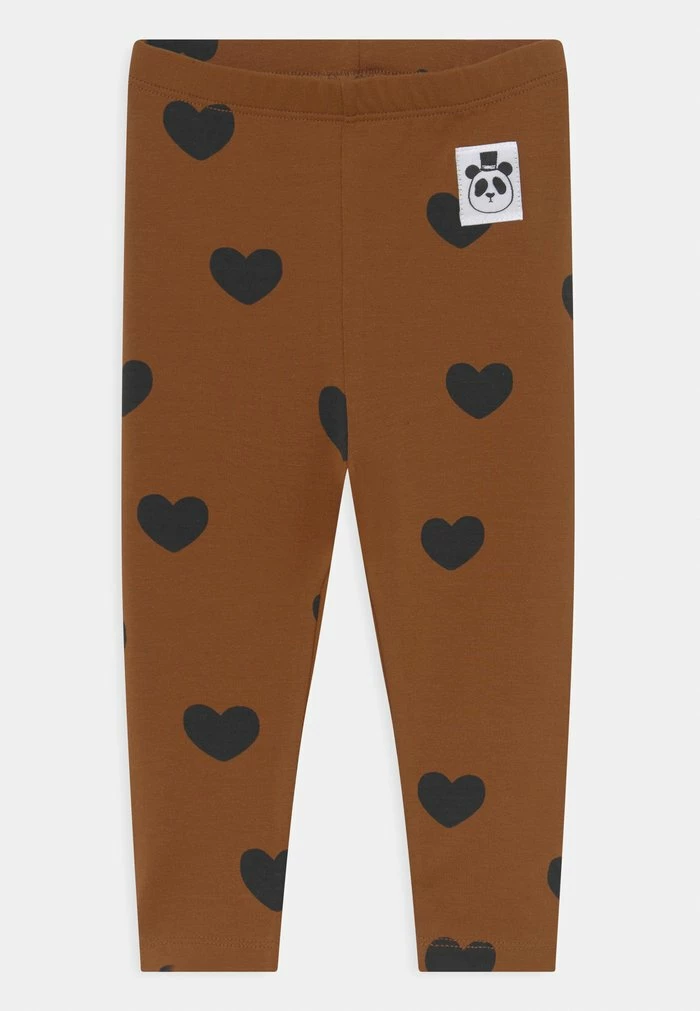 HEARTS UNISEX - Leggings - Trousers - brown Mini Rodini HEARTS UNISEX - Leggings - Trousers - Brown -Mini Rodini shop ca86456ab2704653859b5258c8a8683f
