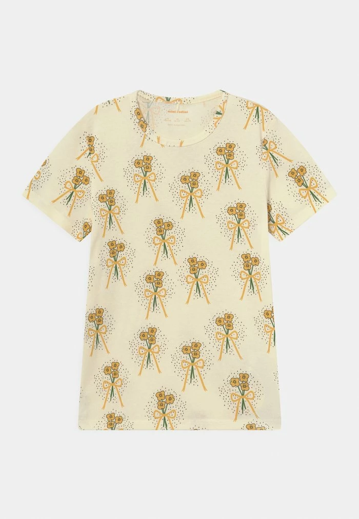 WINTERFLOWERS TEE UNISEX - Print T-shirt - yellow Mini Rodini WINTERFLOWERS TEE UNISEX - Print T-shirt - Yellow -Mini Rodini shop ca88cd8e22e54fccbc866ad25dc16e40