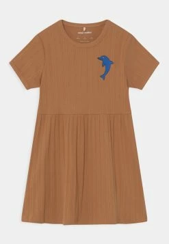 Mini Rodini DOLPHIN - Jersey Dress - Brown