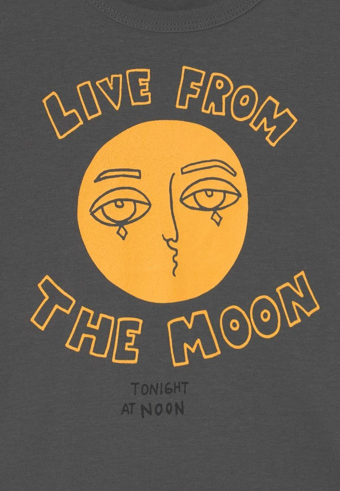 MOON TEE - Print T-shirt - dark grey Mini Rodini MOON TEE - Print T-shirt - Dark Grey -Mini Rodini shop d265692a76b744b89ab9c75735ec86dc