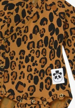 Mini Rodini BABY BASIC LEOPARD - Body - Beige -Mini Rodini shop d29446fd3ffb445d8b7ccf013614086c