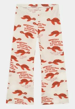 Mini Rodini TURTLE FLARED - Trousers - Red