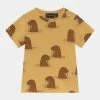 Mini Rodini WALRUS TEE UNISEX - Print T-shirt - Yellow -Mini Rodini shop d6972604ebff457da52aced862c103f6