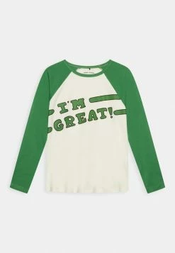Mini Rodini I AM GREAT RAGLAN UNISEX - Long Sleeved Top - Green