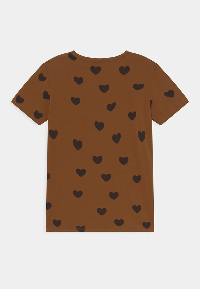 HEARTS TEE UNISEX - Print T-shirt - brown Mini Rodini HEARTS TEE UNISEX - Print T-shirt - Brown -Mini Rodini shop d8be8ea06a21411082b758e0b5983dfb