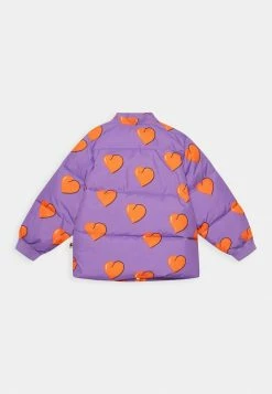 Mini Rodini HEARTS PUFFER UNISEX - Winter Jacket - Purple -Mini Rodini shop da9da6029d8c42ab9fea9c06fba637e5