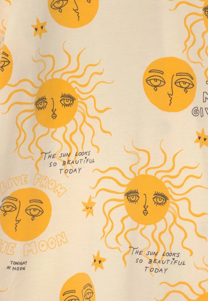 MOON AND SUN DRESS - Jersey dress - yellow Mini Rodini MOON AND SUN DRESS - Jersey Dress - Yellow -Mini Rodini shop db0fa17ee1114e8d9854e08983ec4d84