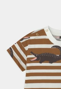 Mini Rodini CROCODILES TEE UNISEX - Print T-shirt - Brown -Mini Rodini shop ddf0a11a67574a5bb16b47f849716af8