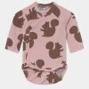 Mini Rodini SQUIRRELS WRAP - Body - Pink -Mini Rodini shop e061cb6b6f2049a594b37cb9c26cf41b